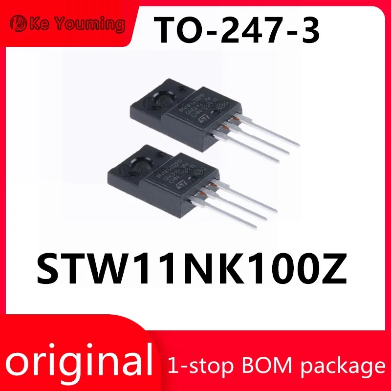 1PCS STW11NK100Z TO-247-3 Integrated circuit IC Discrete semiconductor products Transistor FET, MOSFET