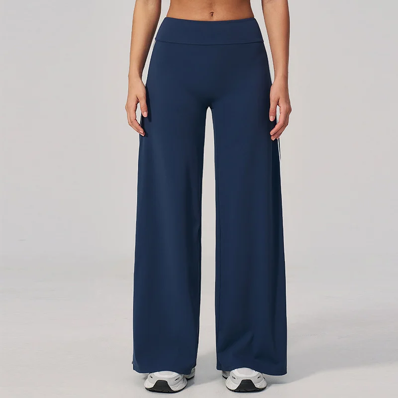 Butter Athletic Gym Comprehensive Training Jog Solid Color High Waist Yoga Legging Women Sport Pants Wide Leg Yoga Leggings