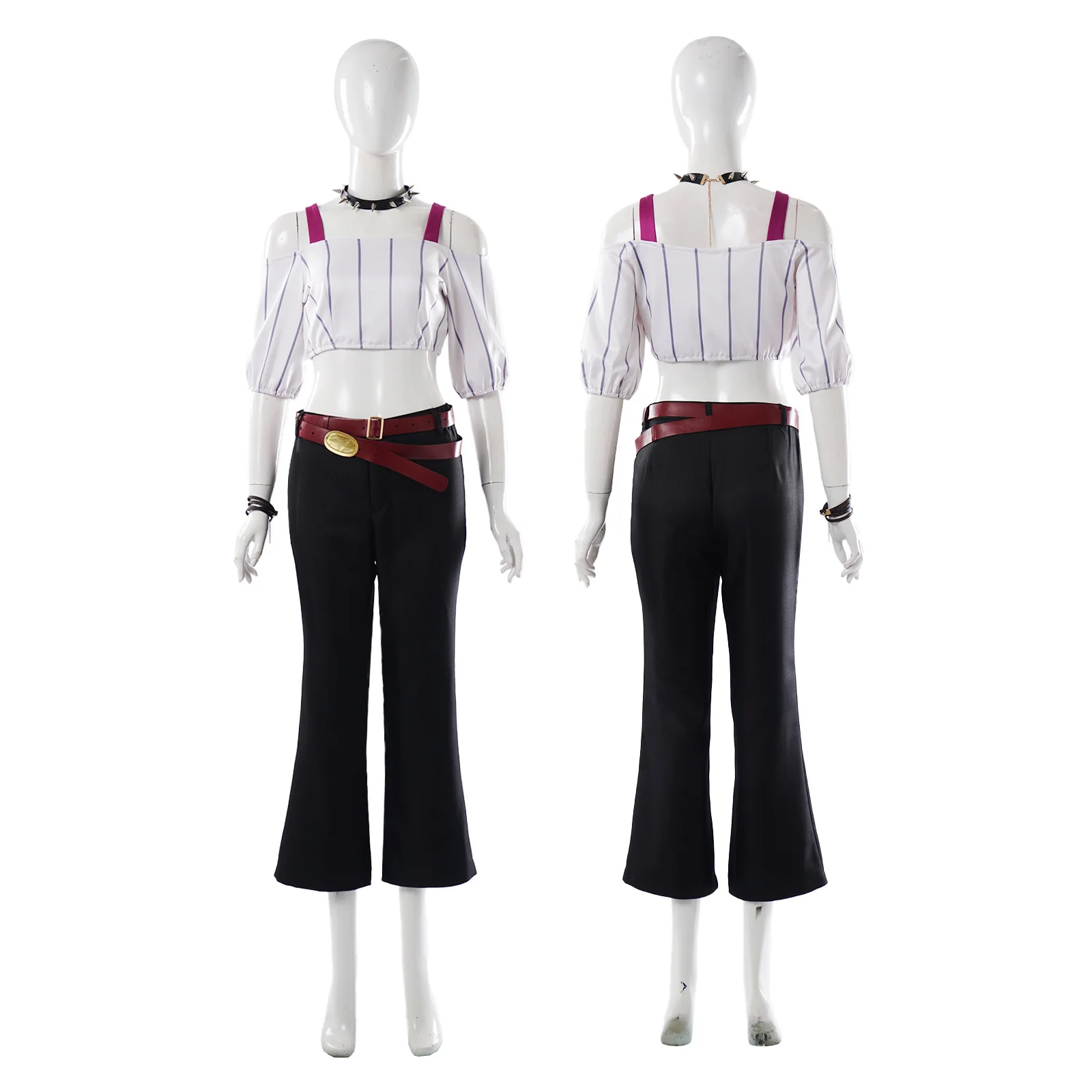 

Костюм для косплея Хоси Кирары: топ и брюки, аниме-костюм для Хэллоуина, одежда для выступлений и вечеринок для взрослых женщин