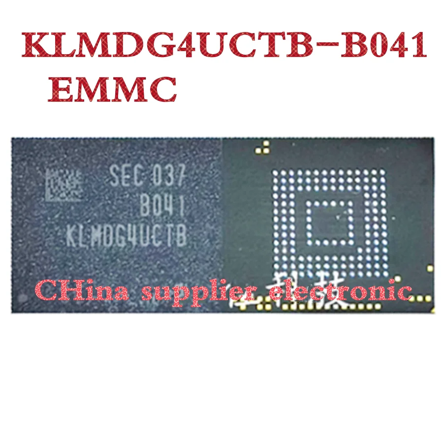 KLMDG4UCTB-B041 EMMC 5.1 version 128G memory chip 153 ball empty data font