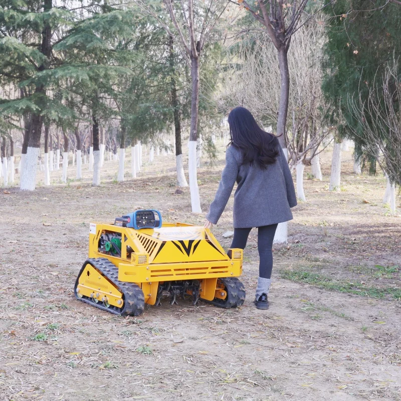 

Customized, newly upgraded remote-controlled lawnmower, suitable for horse farms, with the option to add a camera.