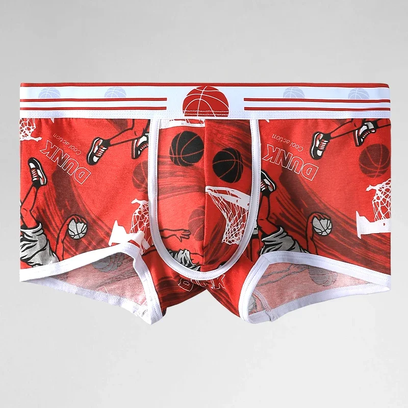 

Men's underwear Men's cotton shorts boxers personality youth boxers Breathable summer thin fashion skinny pants