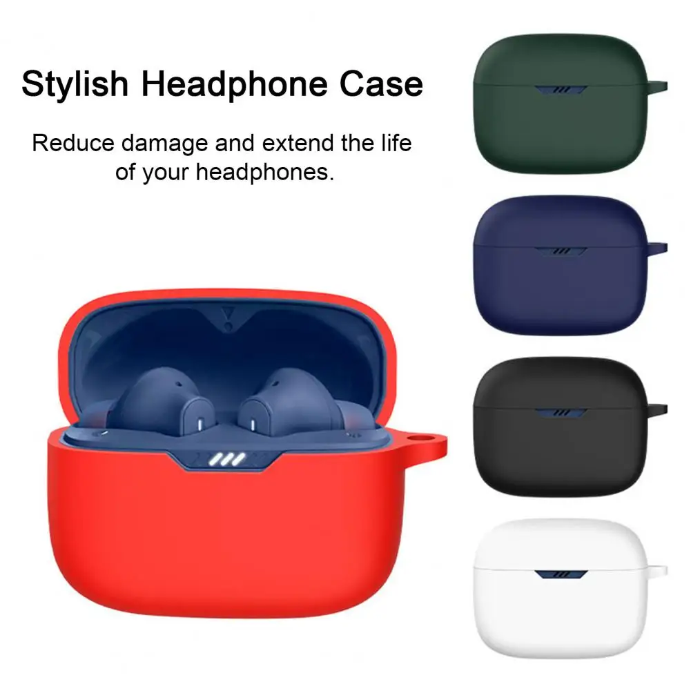 Thin Light Headphone Case Protective Headphone Case Shockproof Silicone Cover for Jbl Tune 230nc Portable for Ultimate