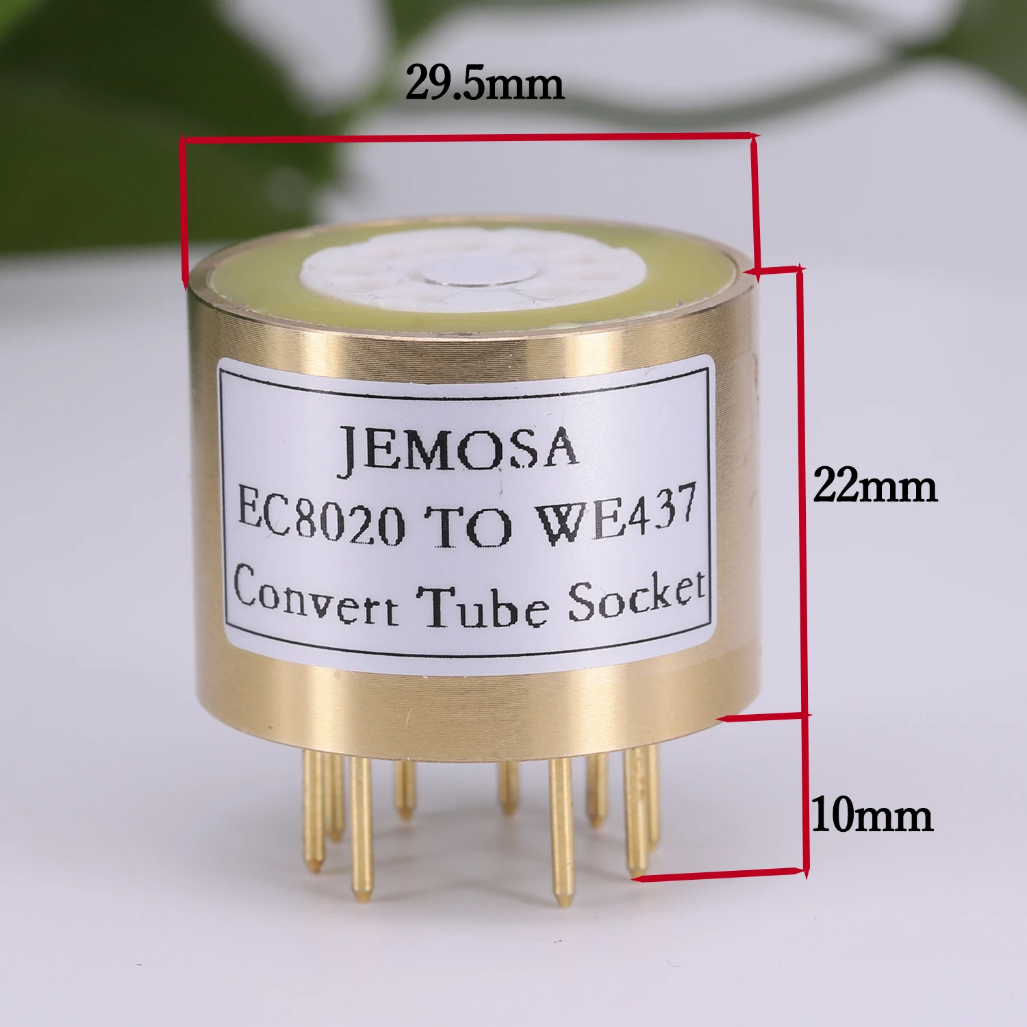 1 قطعة 9PIN أنبوب المقبس EC8020 إلى WE437 فراغ أنبوب المقبس محول محول مكبر للصوت الصوت HIFI