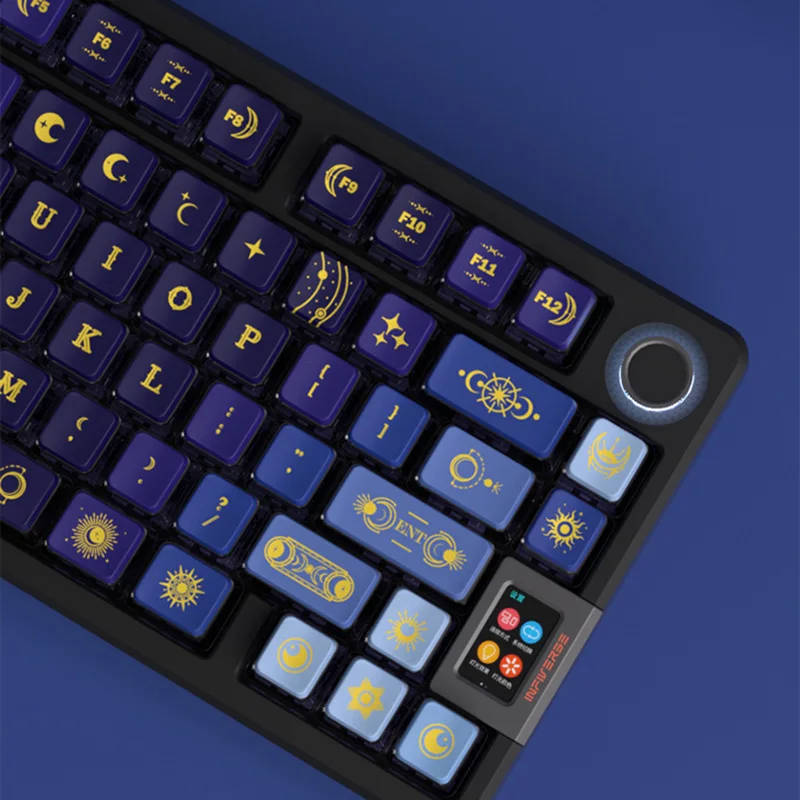 Imagem -06 - Starry-sky Pudim Keycaps Pbt Oem Perfil 122 Teclas Teclado Conjunto para mx Switch Gaming Teclado Mecânico Tampa de Chave Personalizada