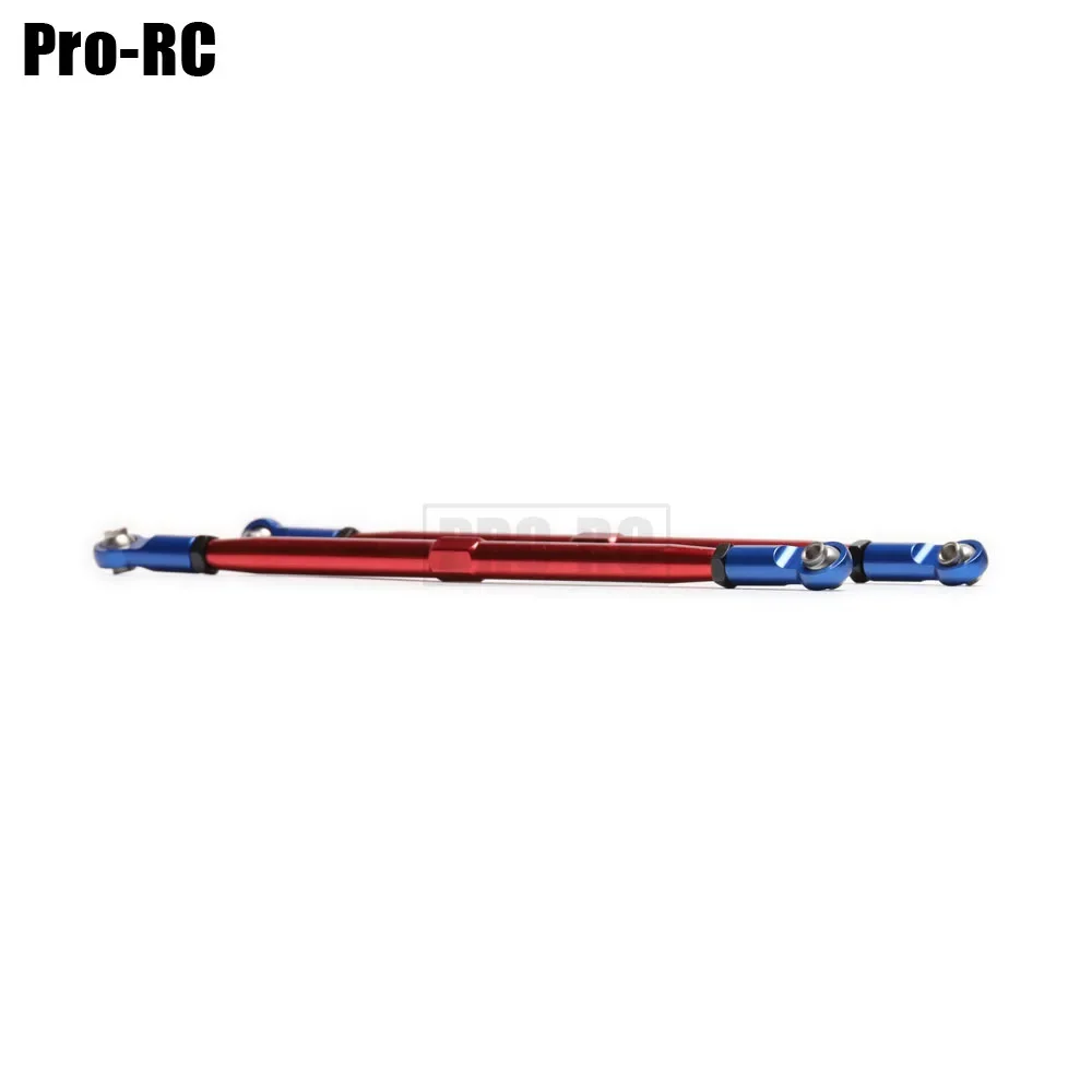2Pc Aluminium Alloy 150MM 7MM Thicker Rear Suspension Steering Upper Drag Link Los234003 for RC Car 1/10 Team Losi Race Baja Rey