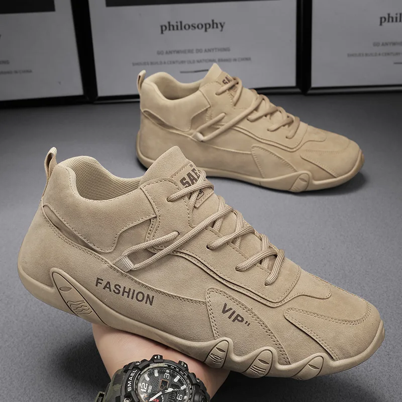 Brand Man Ankle Boots breathable workwear Casua boots for menoriginal sneakers Comfortable Athletic Training Footwear 2024 new
