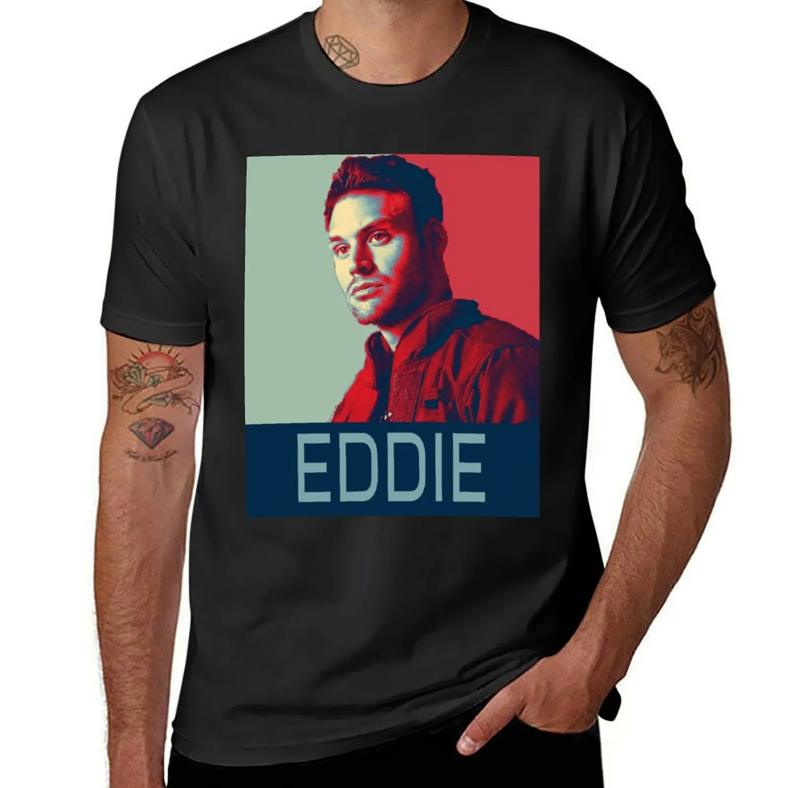 Eddie T-Shirt aesthetic clothes quick drying oversizeds men workout shirt