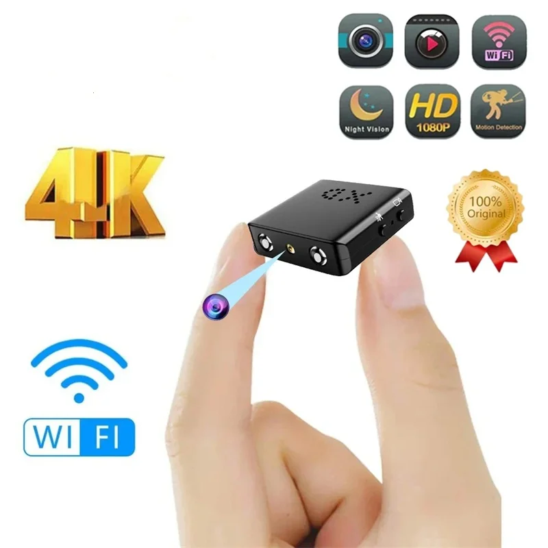 2024 XD Pro Mini Full HD 4K WiFi 5G Night Vision Remote Security Monitoring Home Protection Video Recorder