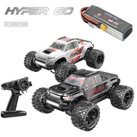 Hyper Go 10208 V2 Brushless Vehicle Truck,Come with 3S 5200mAh Lipo Battery, 100A ESC, APP Programing, MJX 1/10 RC Car
