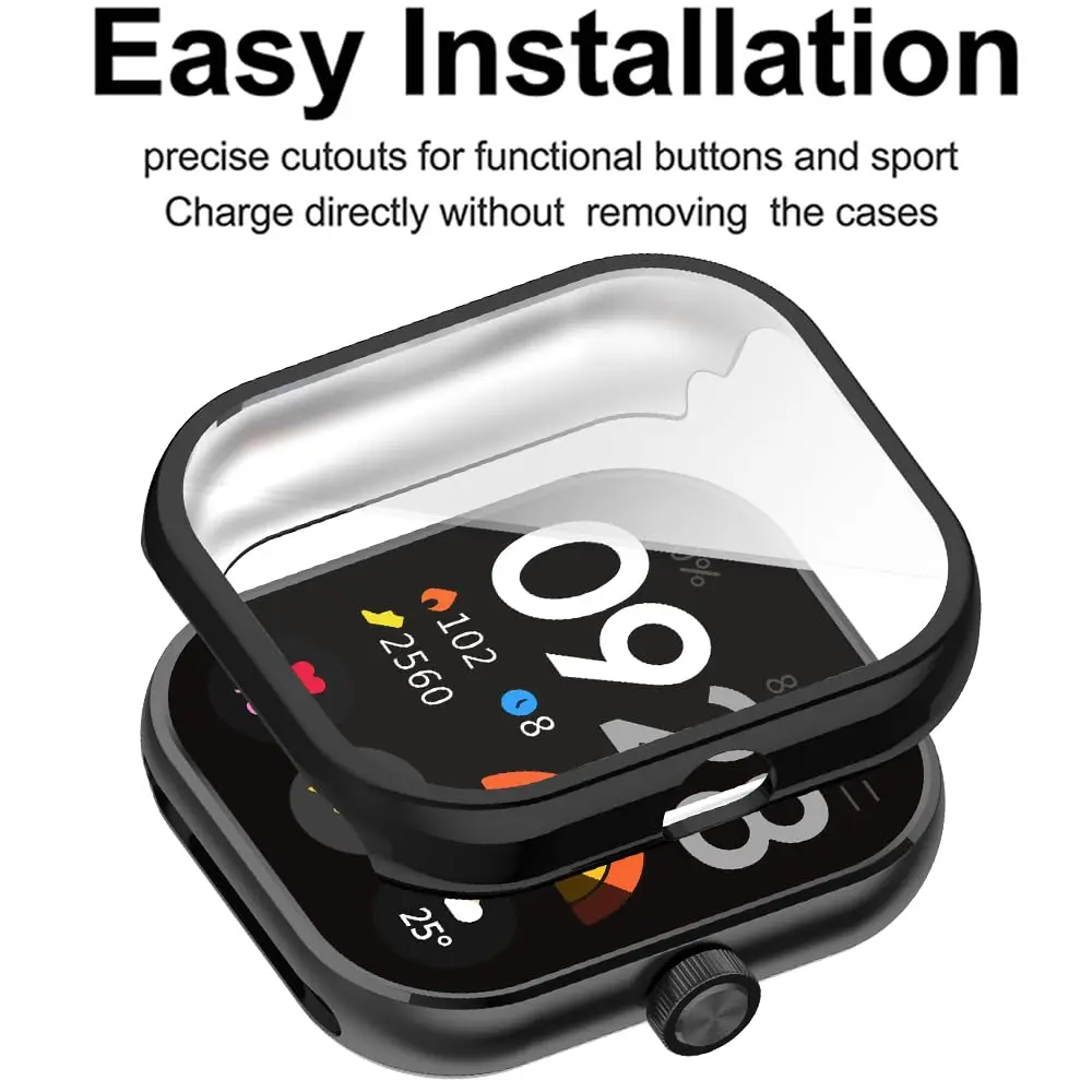 TPU  Case for Redmi Watch 4 Case Cover - Full Coverage TPU Protective Case Cover For Xiaomi Redmi Watch 4