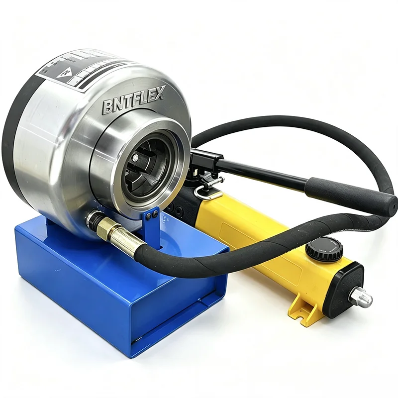 Portable Split-Type Oil Hose Crimping Machine Hydraulic Rubber Pipe Crimper with 8 sets of dies