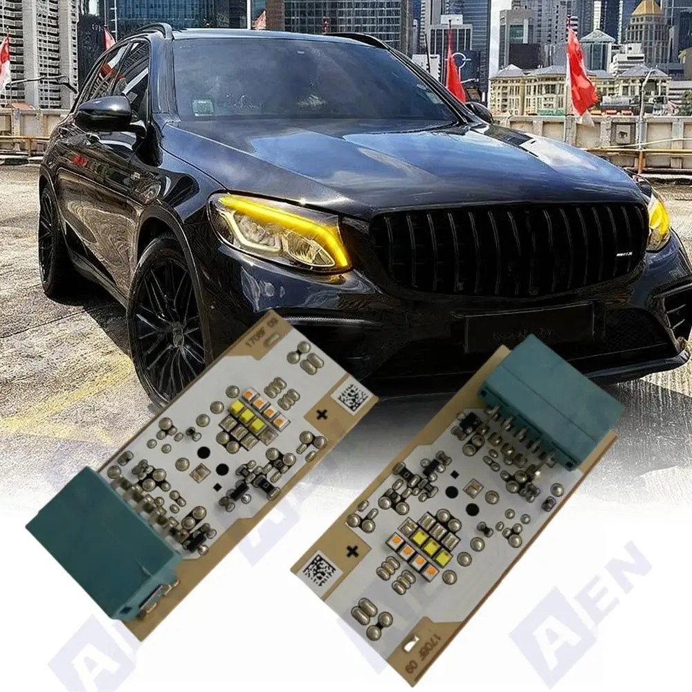 

DRL LED Boards For 2016-2019 Mercedes W253 GLC Class GLC250 GLC220 GLC200 GLC300 LED Headlight Daytime Running Light Module