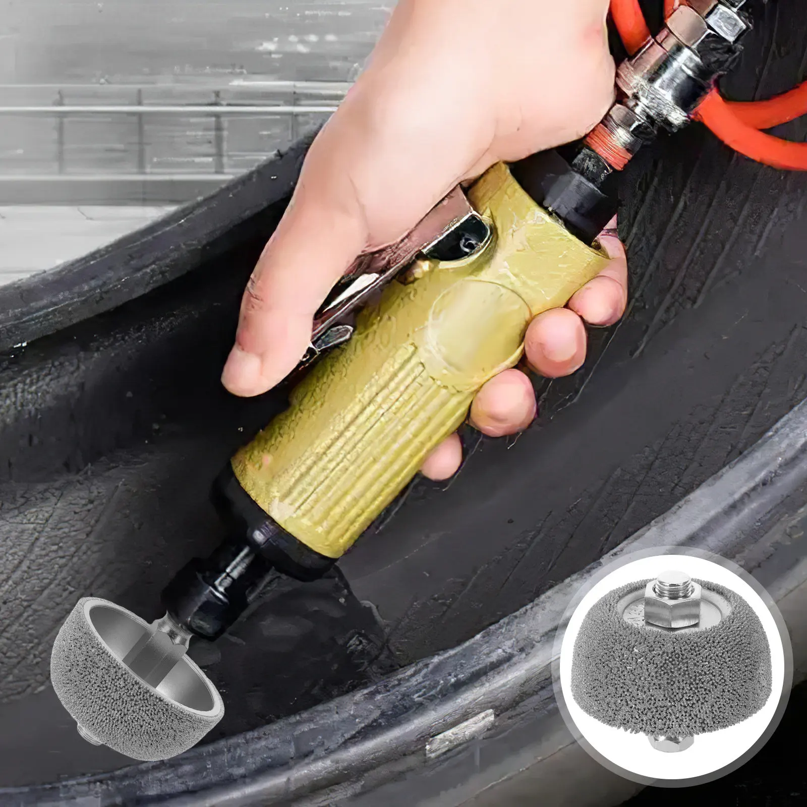 

Роторный шлифовальный круг для шин с крупным зерном, прецизионный инструмент для полировки автомобильных шин, для мобильных ремонтных комплектов и обслуживания