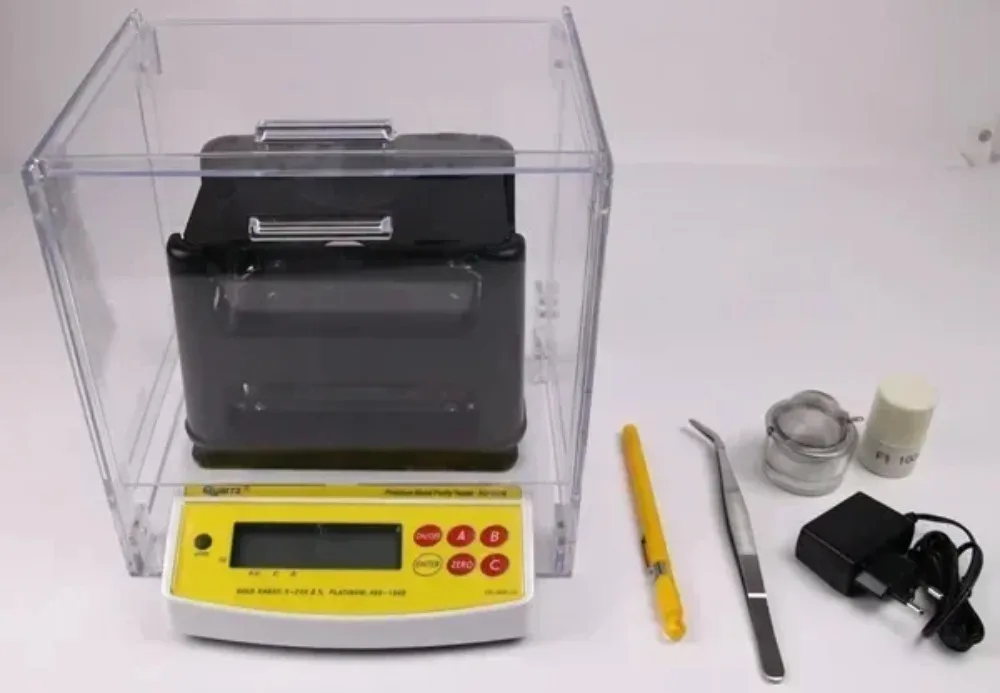 Electronic Gold Purity Testing Machine, Gold Carat Counting Machine A-U-300K Fully Automatic Metal Analyzer
