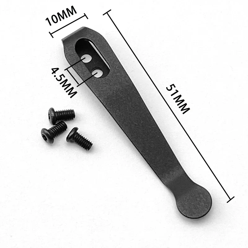 1piece Portable Deep Carry Clip for C907 Titanium Alloy Pocket Knife Clip C907 EDC Pocket Equipment Tool