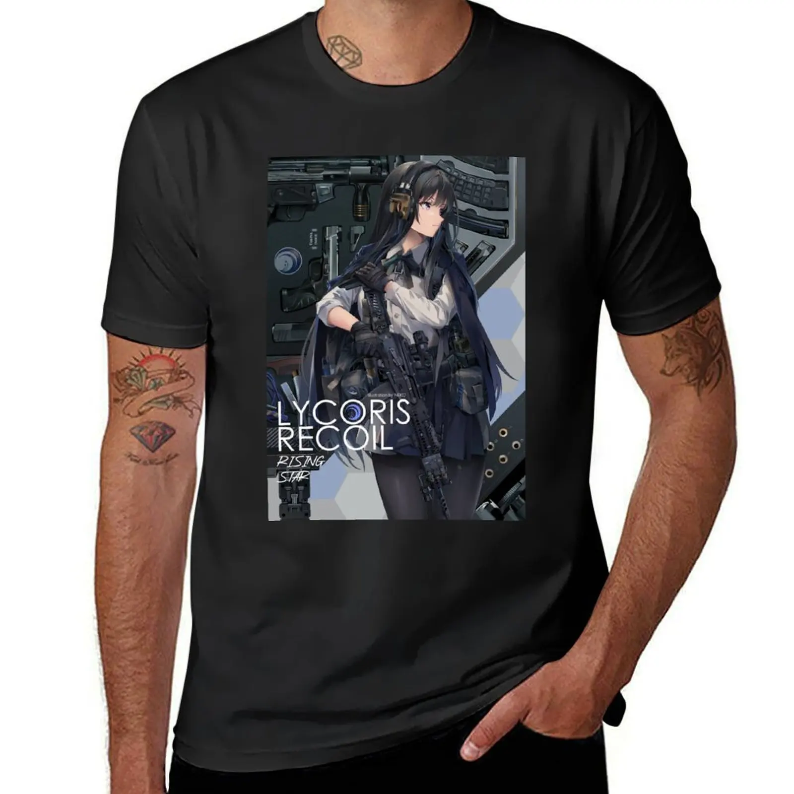 

Takina Inoue, Rising Star - Lycoris Recoil T-Shirt oversize t-shirts man custom shirt fashion shirts mens big and tall t shirts