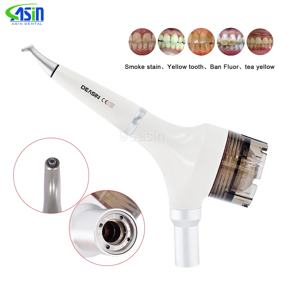 Dental Prophy Jet Polisher Handpiece Intraoral Air Flow Polishing Nozzle System Inner Water for KAVO Coupling Dentistry Tools