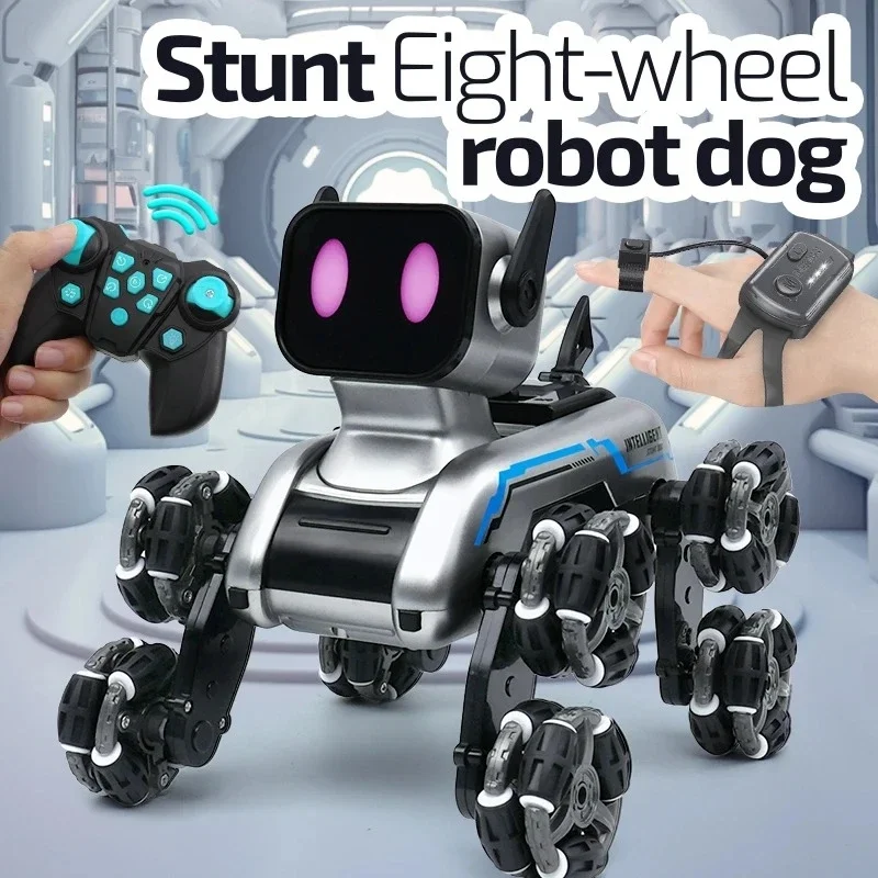 Rc Stunt Cars Robot Dog Telecomando Veicoli alla deriva Drift Auto Radiocomando elettrico Regalo per bambini Piccolo ragazzo Giocattolo per bambini Mini