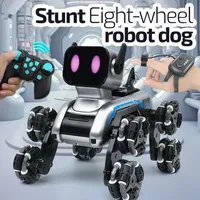 Rc Stunt Cars Robot Dog Remote Control Drifting Vehicles Drift Auto Electric Radio Control Kids Gift Small Boy Toy Children Mini