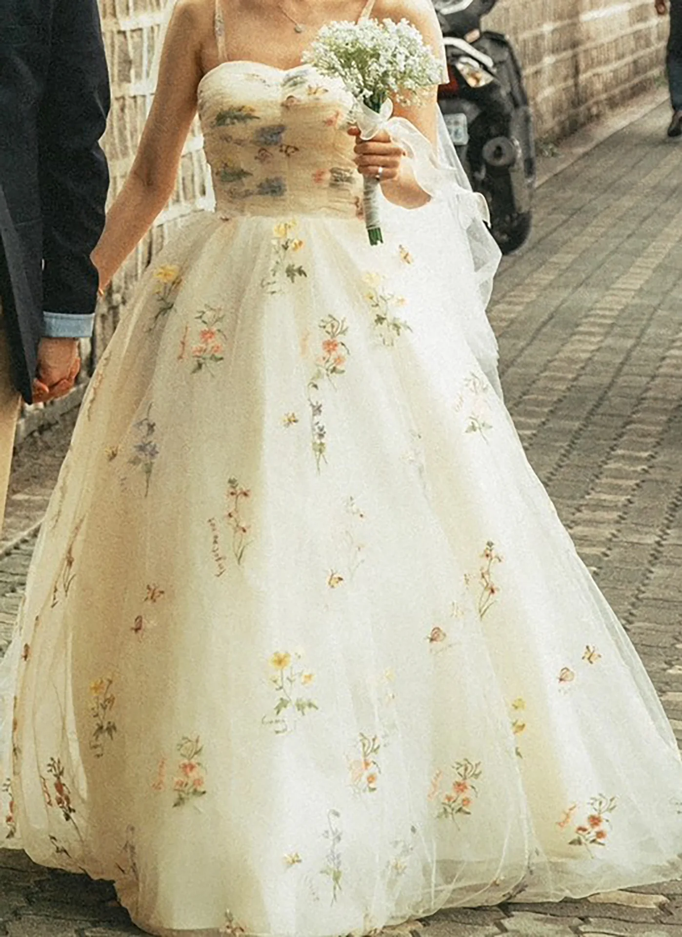 2025 Vestidos largos de lujo con bordado floral para boda, vestidos de noche para graduación, fiesta de verano para mujer, ocasiones formales, vestido de recepción