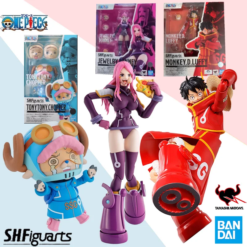 

Bandai оригинальные S.H.Figuarts One Piece SHF ювелирные изделия Бонни Остров будущего Egghead аниме фигурка модель коллекция игрушка в подарок
