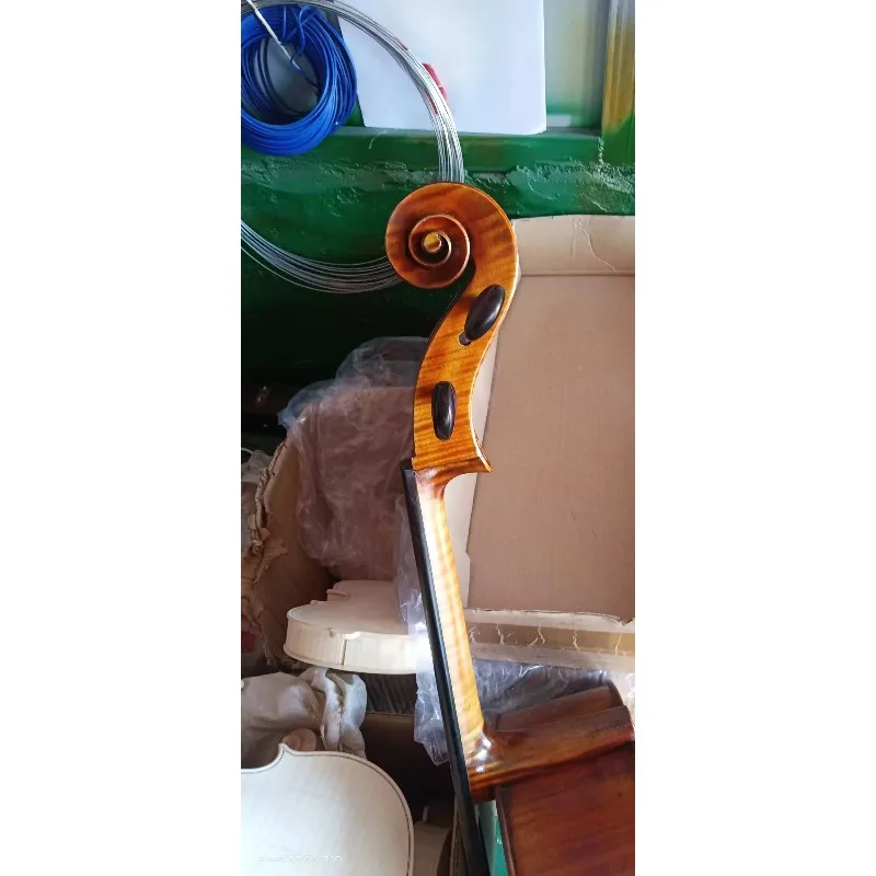 European Spruce and Maple Nice Sound Good Grain  Good Workmanship Professional  4/4  Handmade Cello