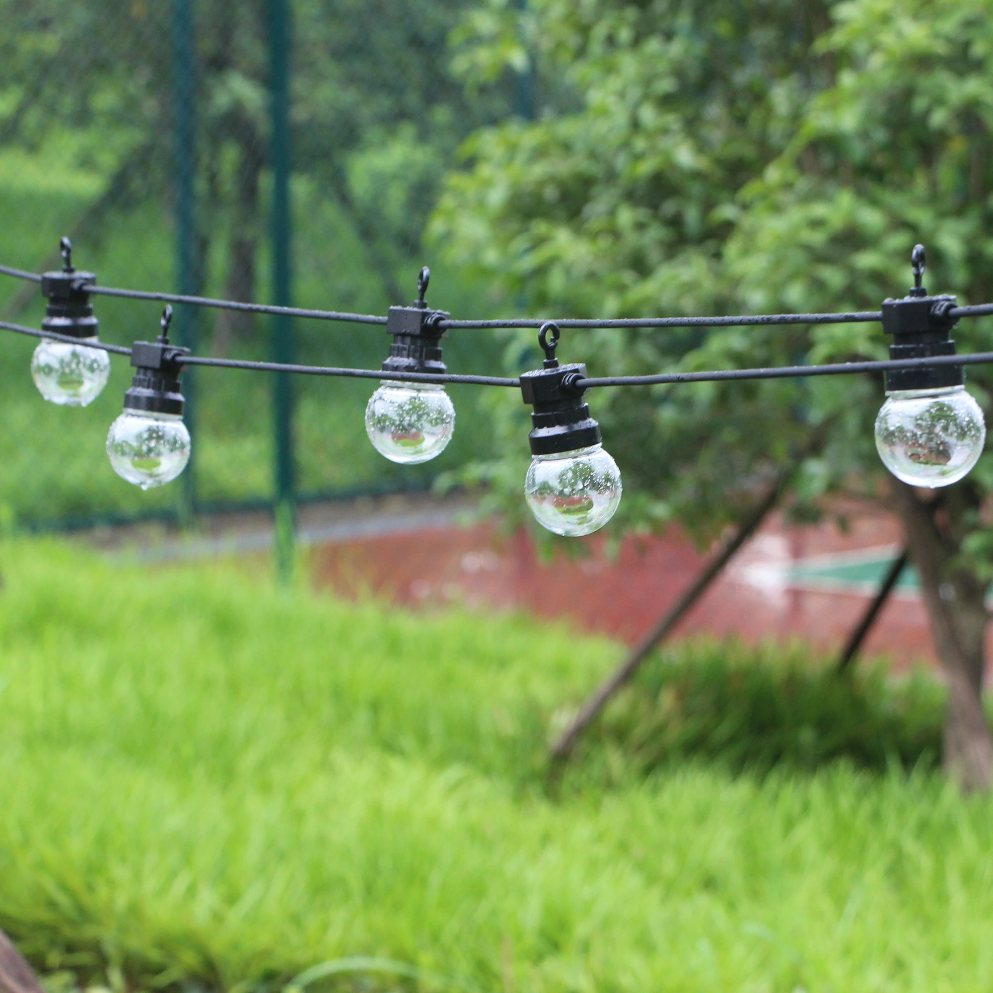 

8M/24M Led String Lights Festoon Christmas Fairy Globe G50 Outdoor Waterproof For Wedding Garden Party Patio Street Decoration