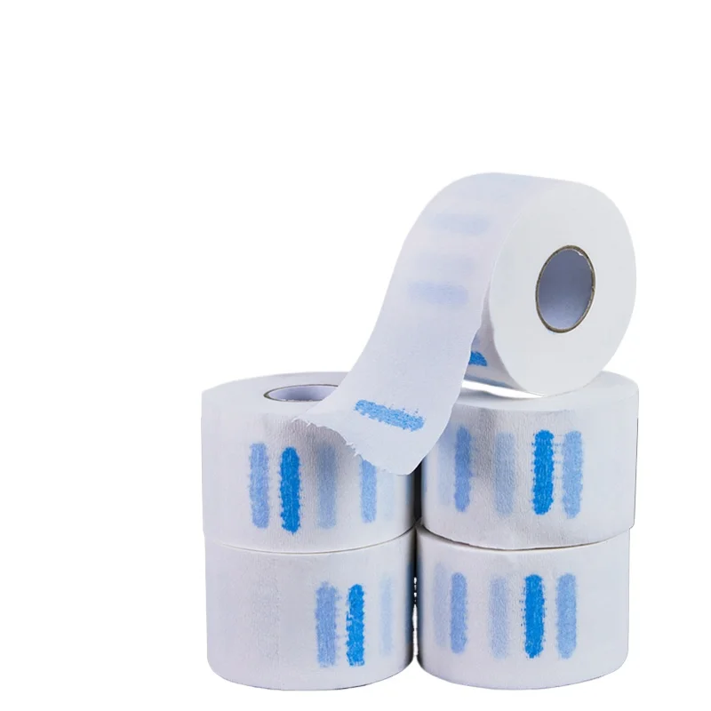 5 Rolls Scarf Paper Hair Salon Special Barber Shop Hair Cutting Neck Care Paper Hair Dyeing Products Disposable Tools Wood Pulp