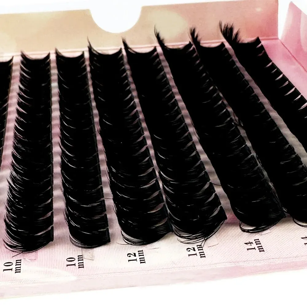 50D 60D 80D Mixed Tray Individual Lashes 3D Russia Volume Eye Lashes Soft Natural Lashes Mink Lash Cluster False Eyelashes