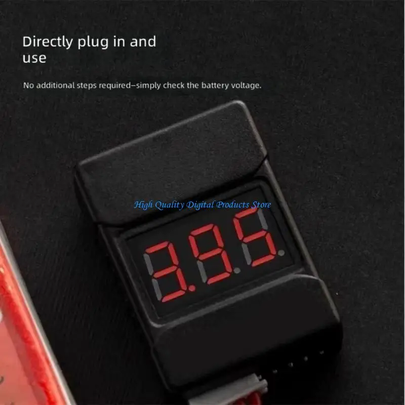 U2JE Reliability 1-8S LiBatteries Voltages Checker With Double Speaker Alarm Voltages Tester For Electric Vehicles Device