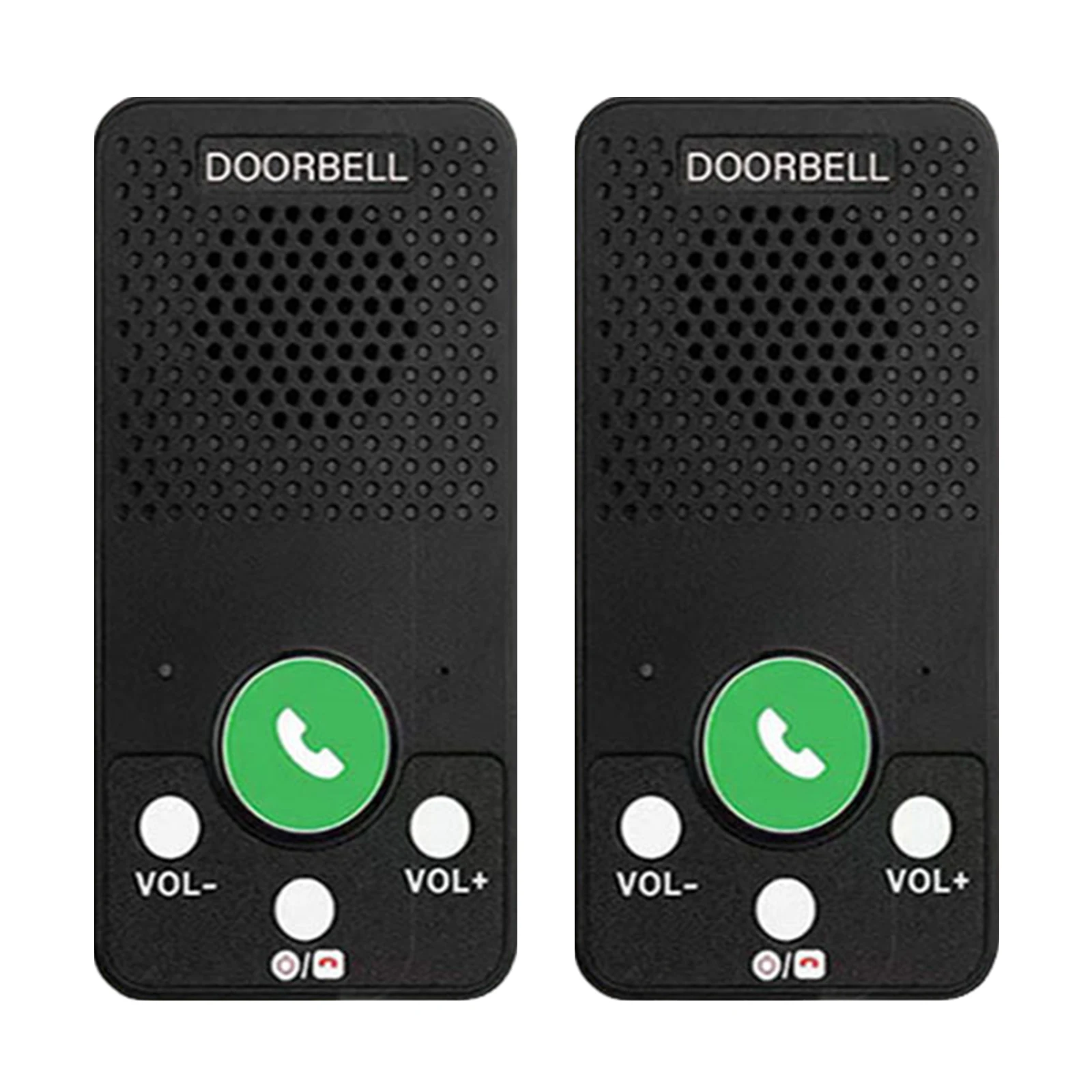 Full Duplex 2 Way Intercom with 4 Chimes 8 Volume Levels Hands-Free Wireless Intercom System for Home House Office