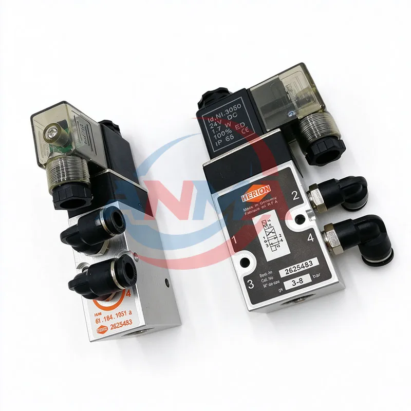1Piece 2625483 Solenoid Valve 61.184.1051 for Heidelberg SM74 SM102 CD102 Printing Machine Spare Parts