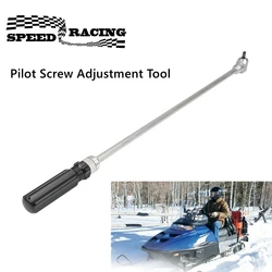 Pilot Screw Adjustment Tool, Carburetor Pilot Screw Adjusting Tool 90° Angled Head Metal Replacement for Carb ATV UTV Snowmobile