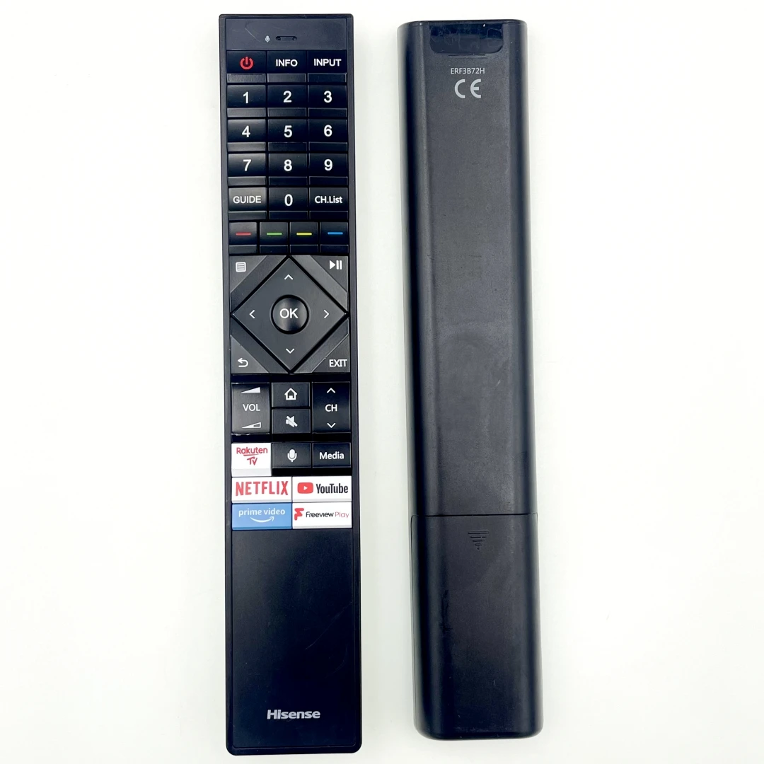 

Original Voice TV Remote Control ERF3B72H For Hisense 4K Smart TV 55U7QFTUK 65U7QFTUK - USED / TESTED