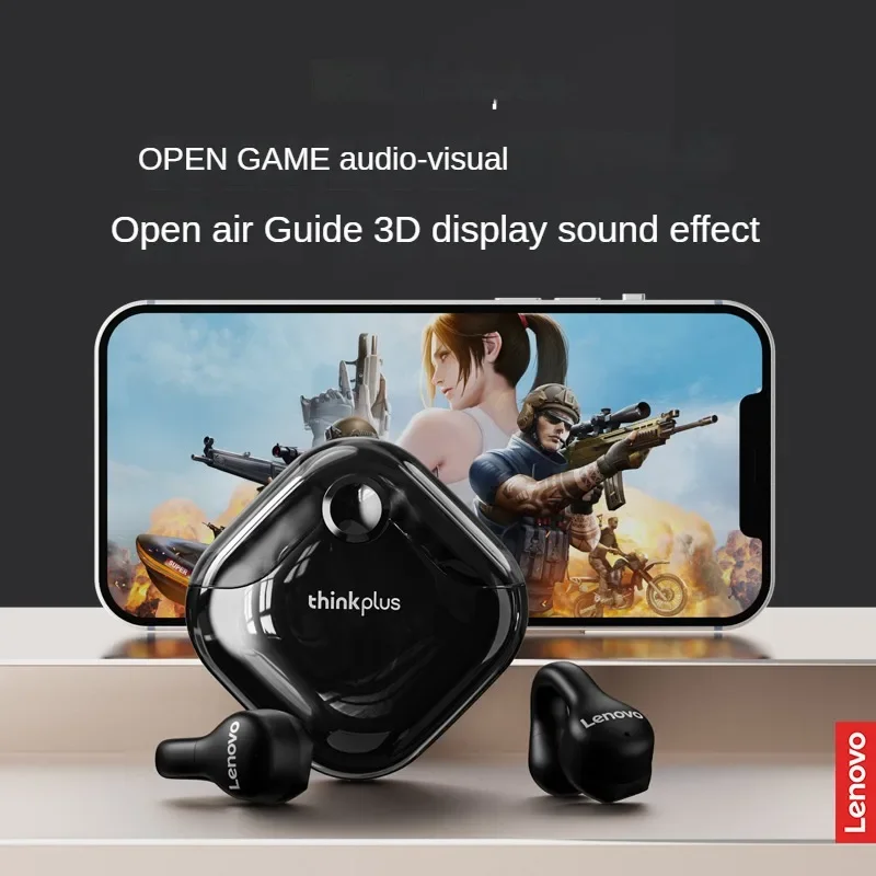 سماعات لينوفو XT61 بلوتوث 5.3 مع سماعات أذن للحد من الضوضاء، سماعات أذن رياضية للألعاب تعمل باللمس، خطافات أذن مقاومة للماء #5