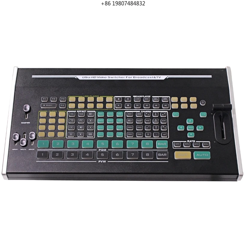 Broadcasting Equipment 8-Channel Video Switcher for Radio & TV