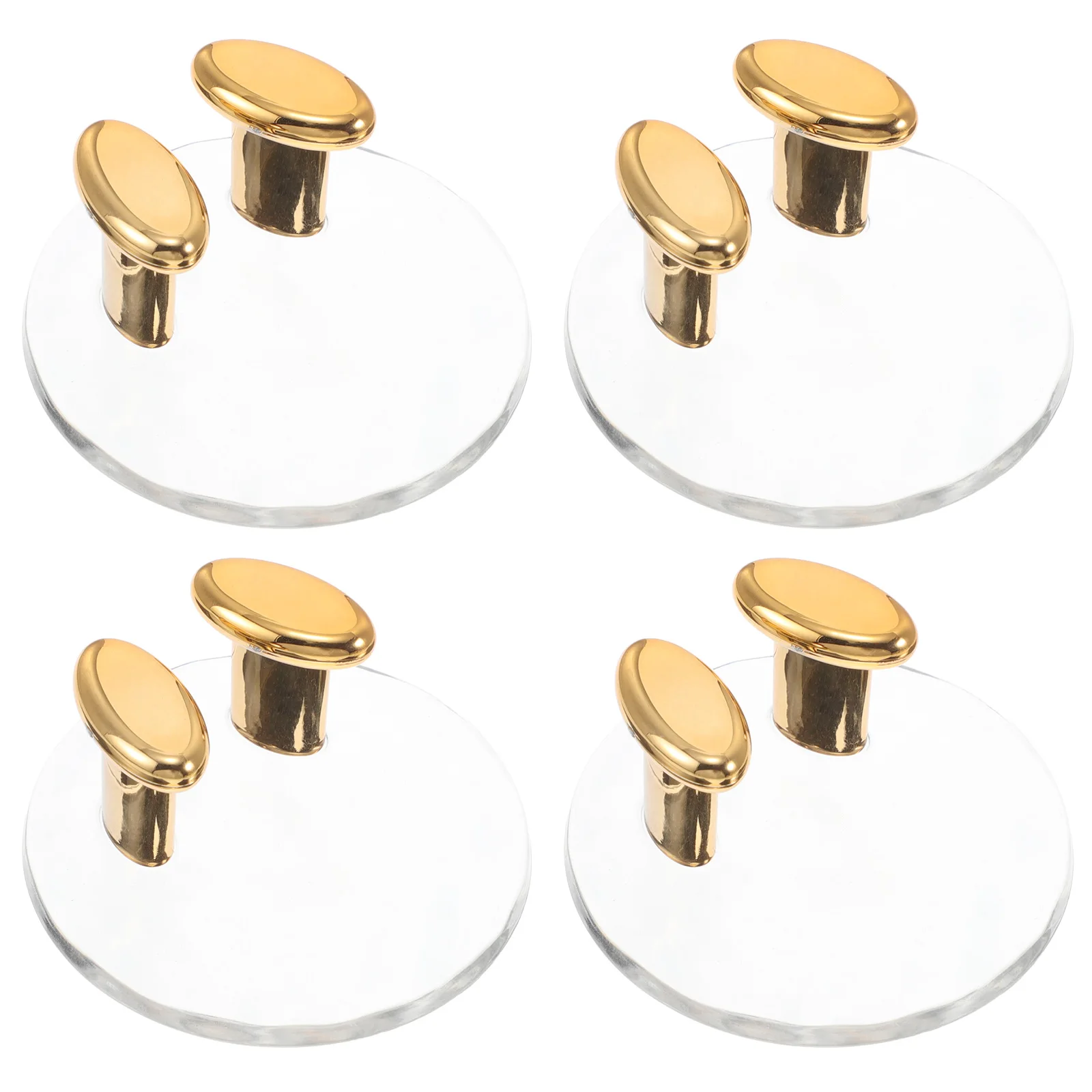 

4pcs Universal Adhesive Cable Clips Clear Wall Holders Charging Adhesive Cable Clips Wire Keeper Garages Kitchen Organizers