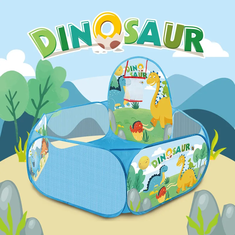 Tenda da gioco pieghevole per bambini, pozzo di palline giocattolo durevole per bambini, grande box pop-up, ottimo regalo per le vacanze e giocattolo da spiaggia per bambini, palline oceaniche non incluse