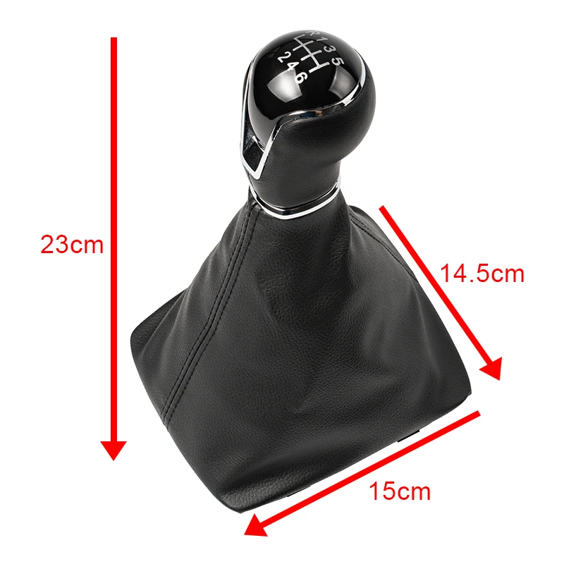 5/6 Speed Gear Shift Knob Head Lever Stick Pen Gaiter Boot Cover Case For Seat Leon III 3 MK3 2012-2020 Car Styling Accessories