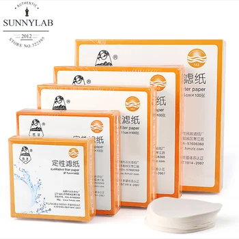 Wygodowy papier filtracyjny o średnicy 7/9/11/12,5/15/18 cm Szybka / średnia / powolna prędkość do użytku w leworuchu laboratoryjnym