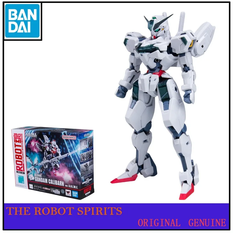 Bandai Original THE ROBOT SPIRITS X-EX01 GUNDAM CALIBARN Anime Action Figures Toys for Boys Girls Kids Gift Model Ornaments