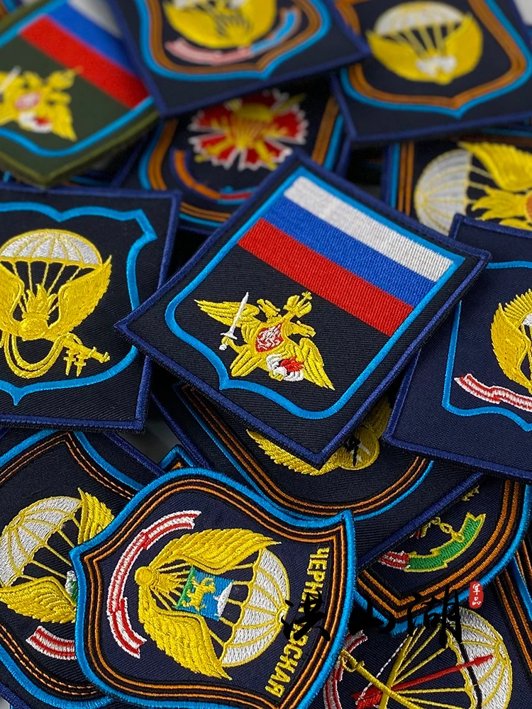 AliExpress NONE Russian Outdoor Sports Apparel Decorative VDV Armband, Badge Style Identification Shoulder Sticker Hook and Loop Sticker