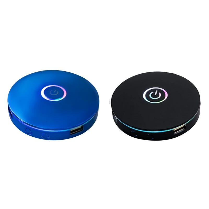 Computer Switch RGB Lighting Effect External Host Power Switch Button,Suitable For Internet Cafes,Homes,Offices