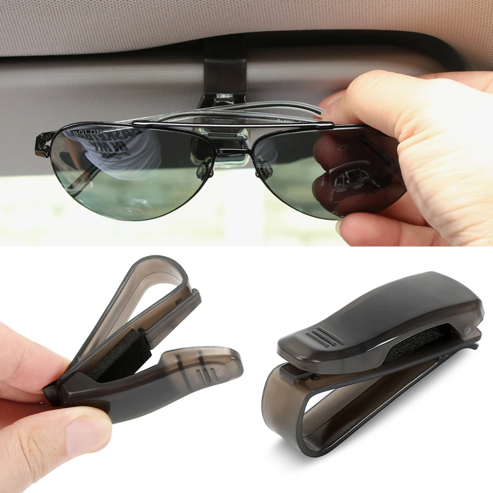 Car Visor Glasses Sunglasses Ticket Clip Holder For peugeot 307 206 308 3008 306 407 205 508 406 1007 Traveller Expert