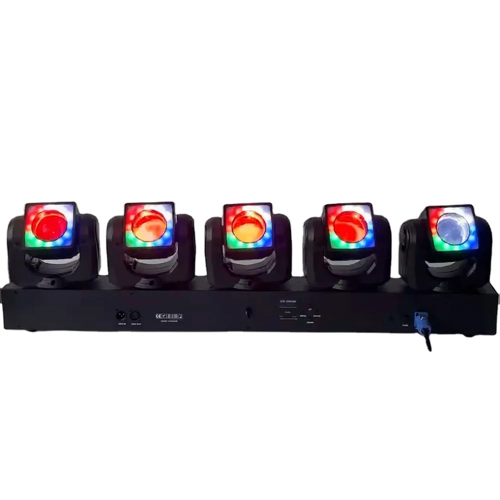 For DJ Light 5 Heads Bar 300w LED Beam Moving Head Light Beam Bar DJ Light For Stage Disco Bar Club