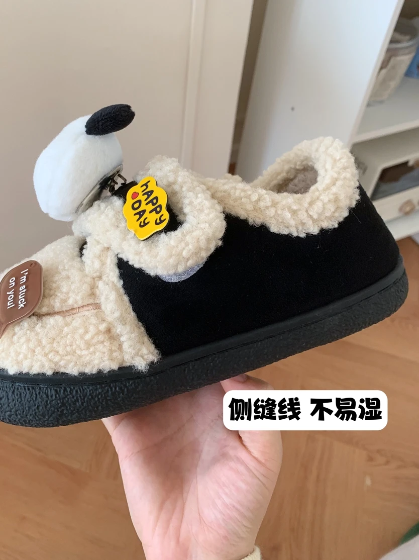 Women Home Slippers Creative Parent-child Boys' Girls' Baby Slipper Cotton Shoes Cute Panda Winter Outwear Shoes