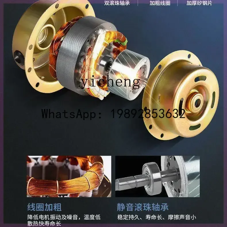 ABB stainless steel exhaust kitchen household ventilation fan restaurant exhaust super strong exhaust fan