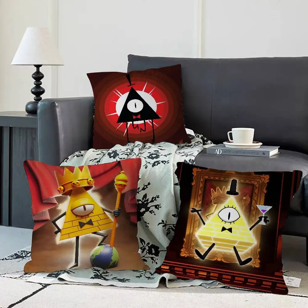 الكرتون B-Bill التشفير وسادة الهدايا أثاث المكاتب المنزلية غرفة نوم أريكة غطاء وسادة السيارة 45x45 سنتيمتر #3