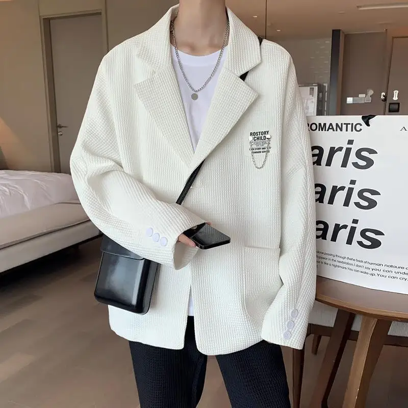 Men\'s Suit Jackets Party White Single Breasted Male Blazer New In Fashionable Summer Premium Coat Fashion 2024 Clothing